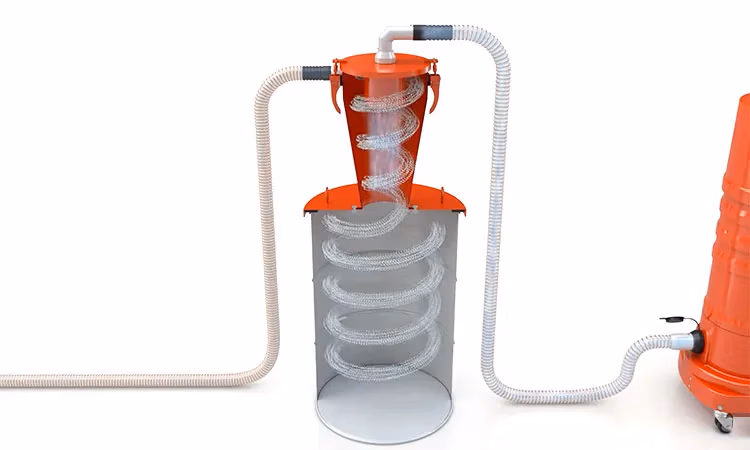 Cycloon filters afzuiging